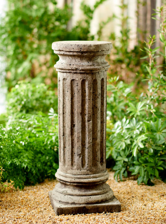 Doric Column Pedestal | Unique Stone | Antique & Garden Reproductions